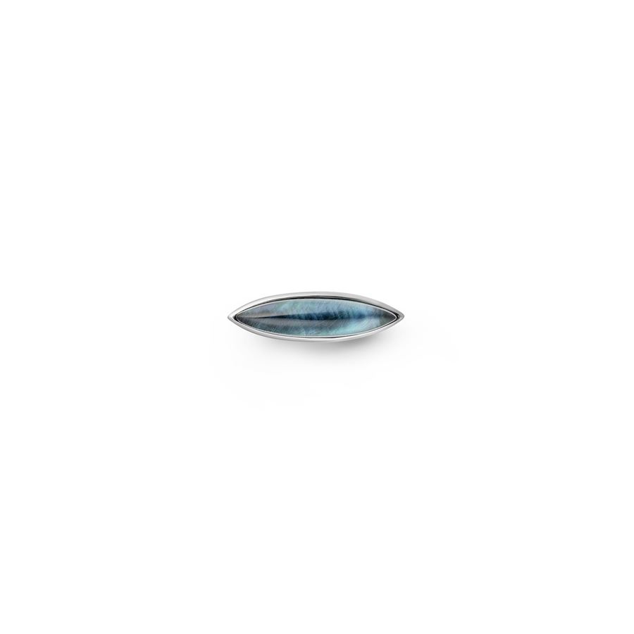 Anello Navetta Blu AURUM | AN1 NAV ARGBLU